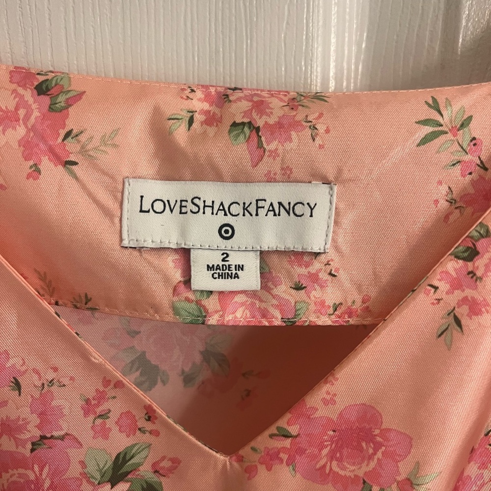LoveShackFancy Target Cecile Puff Sleeve Dress Women Size 2 - Picture 6 of 7